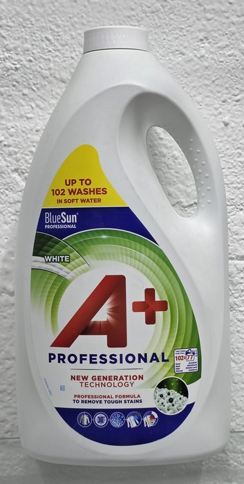 Oq kiyimlar uchun kir yuvish geli White Professional